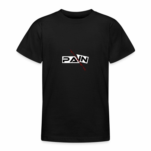PAIN Design, blutiger Schnitt, Depression, Schmerz - Teenager T-Shirt