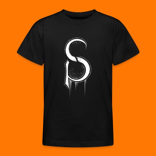SCP-sign-WHITE transp - Teenage T-Shirt