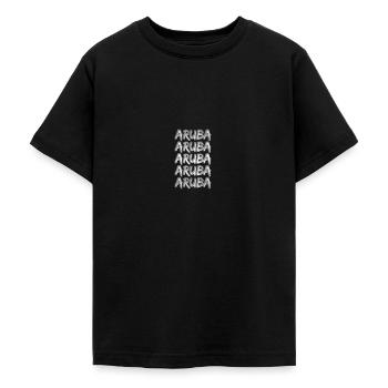 Aruba - Teenager T-Shirt - Schwarz - Vorne - AI Model Teenager Male light (155cm)