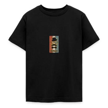 Merlin som navn - Teenager-T-shirt - sort - Foran - AI Model Teenager Male light (155cm)