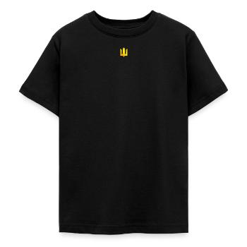 Trident Ukraine trident ukrainien - T-shirt Ado - noir - Devant - AI Model Teenager Male light (155cm)