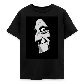 Non, il est prononcé "Eye-gor". - T-shirt Ado - noir - Devant - AI Model Teenager Male light (155cm)