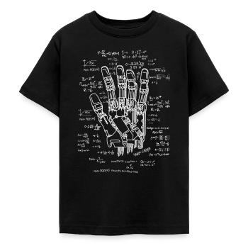 Roboter Ingenieur Formelsammlung - Teenager T-Shirt - Schwarz - Vorne - AI Model Teenager Male light (155cm)