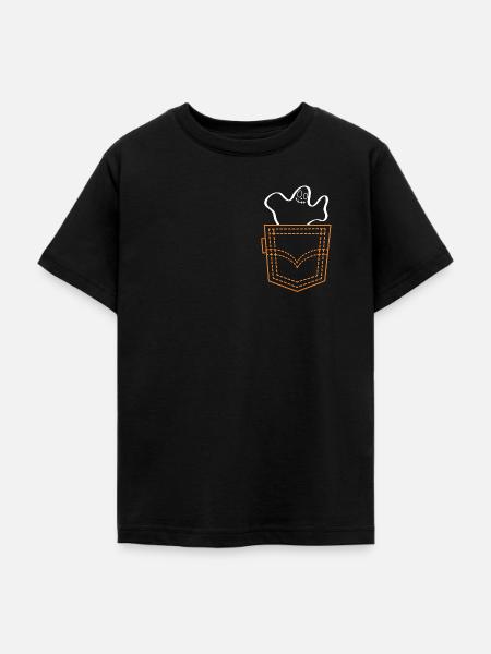 Taschengeist Halloween - Teenager T-Shirt - Schwarz