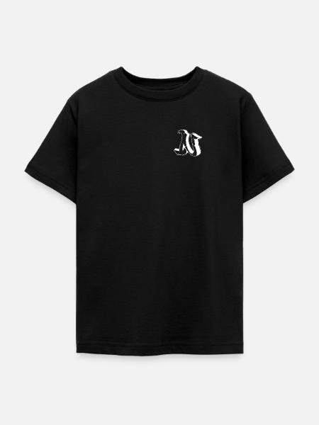 N - Teenager T-Shirt - Schwarz