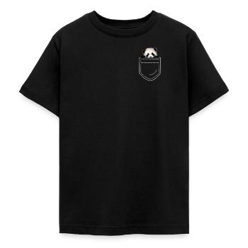 Panda Pandabär - Teenager T-Shirt - Schwarz - Vorne - AI Model Teenager Male light (155cm)