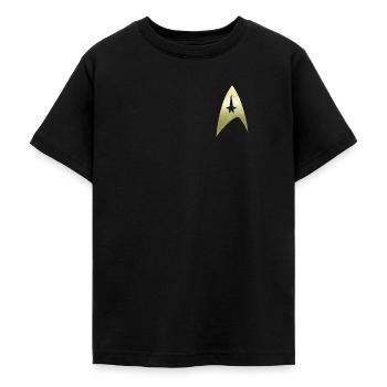 Star Trek The Original Series Besatzung Logo - Teenager T-Shirt - Schwarz - Vorne - AI Model Teenager Male light (155cm)