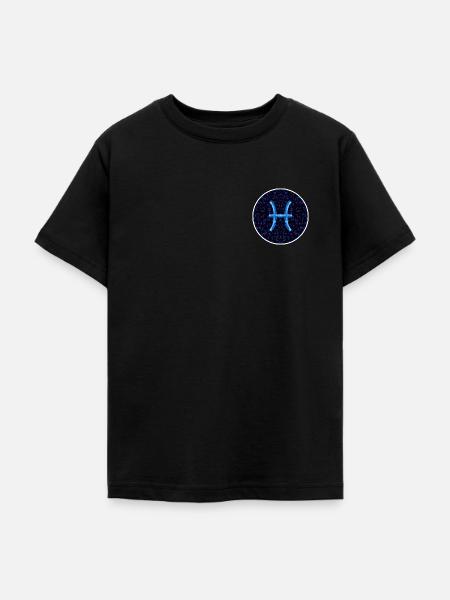 Pisces - Teenager T-Shirt - Schwarz