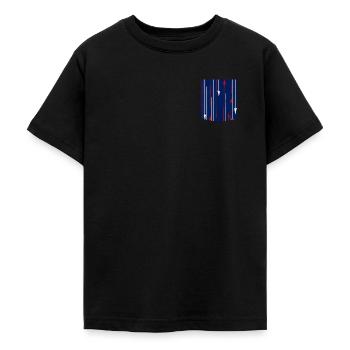 T-Shirt bedrucktes Taschendesign Geschenkidee - Teenager T-Shirt - Schwarz - Vorne - AI Model Teenager Male light (155cm)