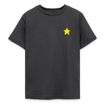 Etoile qui brille Galaxie Mario - T-shirt Ado - charbon - Devant - AI Model Teenager Male light (155cm)
