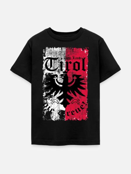 Tirol - Teenager T-Shirt - Schwarz
