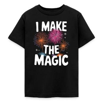 Pyrotechniker Feuerwerk Pyrotechnik - Teenager T-Shirt - Schwarz - Vorne - AI Model Teenager Male light (155cm)
