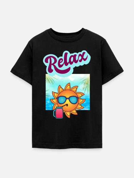 ENTSPANNUNG ENTSPANNUNG - Teenager T-Shirt - Schwarz
