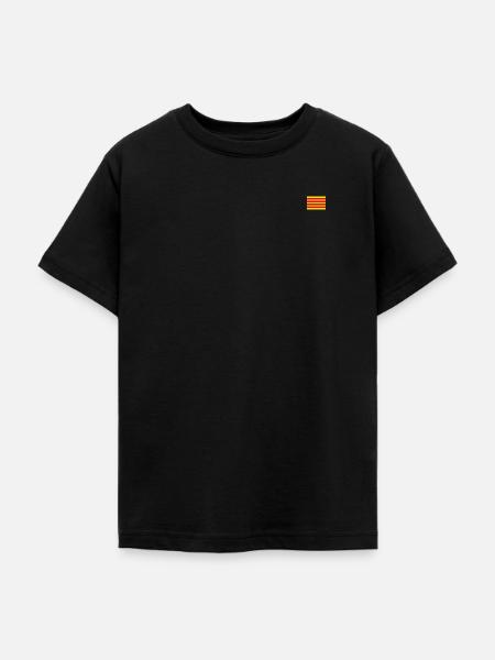 Senyera - Katalonien - Teenager T-Shirt - Schwarz