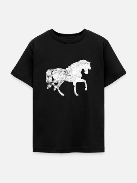 Pony - Teenager T-Shirt - Schwarz