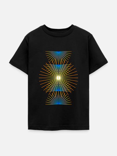 Strahlen - Teenager T-Shirt - Schwarz