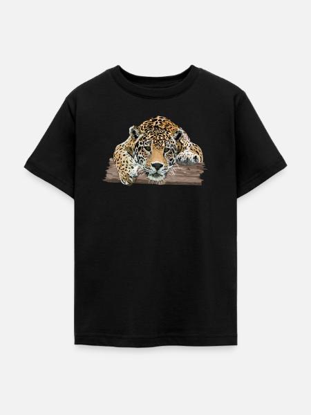 Jaguar - Teenager T-Shirt - Schwarz