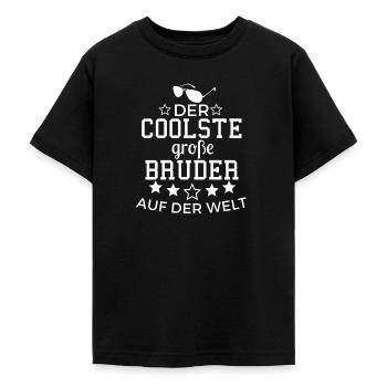Der Coolste große Bruder auf der Welt - Teenager T-Shirt - Schwarz - Vorne - AI Model Teenager Male light (155cm)