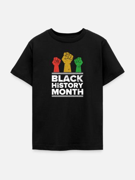 Black History Month - Teenager T-Shirt - Schwarz