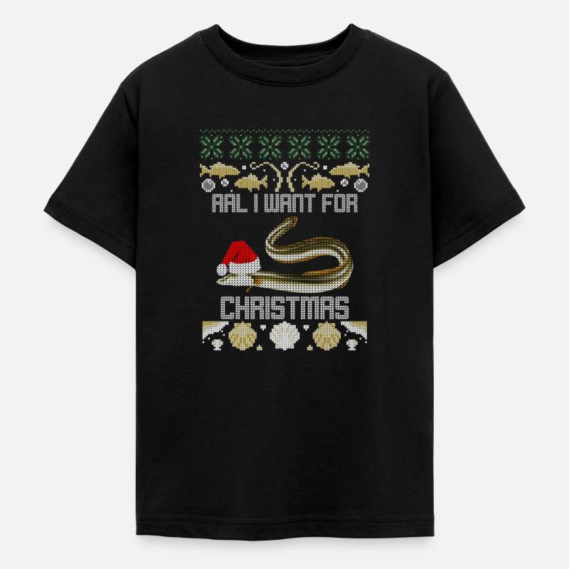 AAL je veux pour le pull de Noël - T-shirt Ado - noir