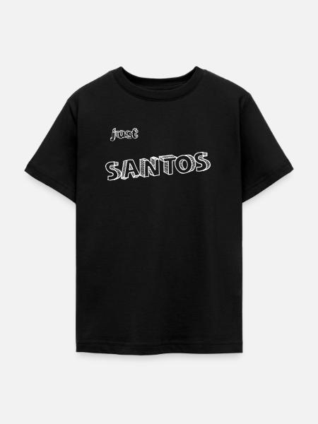 Santos Name - Teenager T-Shirt - Schwarz