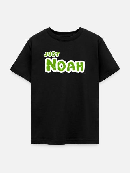 Noah Name - Teenager T-Shirt - Schwarz