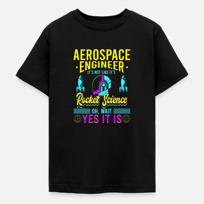 Ingénieur aérospatial C’est comme - T-shirt Ado - noir