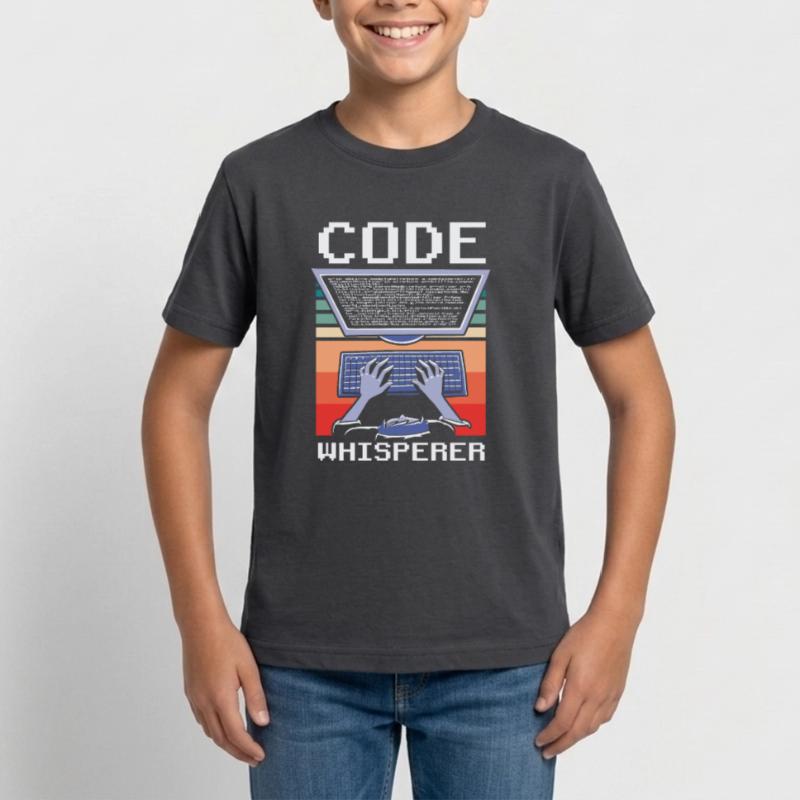 Code Flüsterer Programmierer Coding Coder Teenager T-Shirt