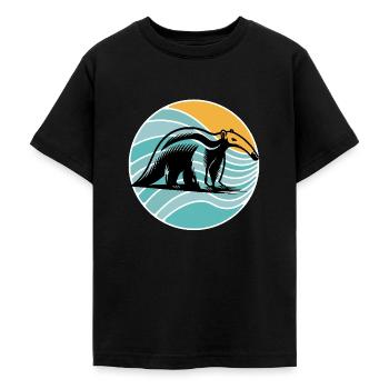 Ameisenbär - Teenager T-Shirt - Schwarz - Vorne - AI Model Teenager Male light (155cm)