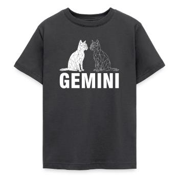 Gemini - Teenage T-Shirt - dark grey - Front - AI Model Teenager Male light (155cm)