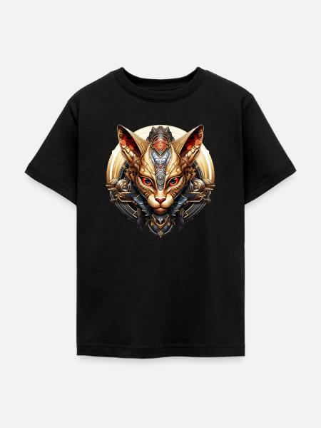 Sphinx Katze - Teenager T-Shirt - Schwarz