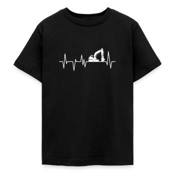 Baggerfahrer Bagger Baggern - Teenager T-Shirt - Schwarz - Vorne - AI Model Teenager Male light (155cm)