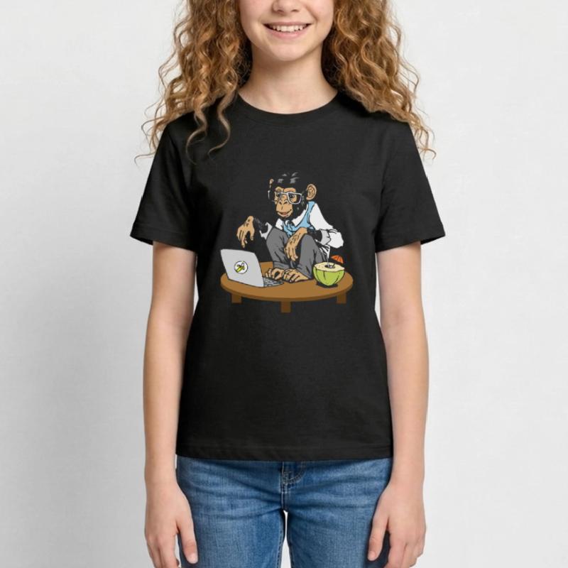 Progammers Monkey Code Monkey Coding Monkeys Koszulka młodzieżowa