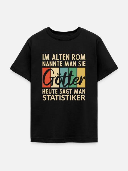 Lustige Statistiker Sprüche - Teenager T-Shirt - Schwarz