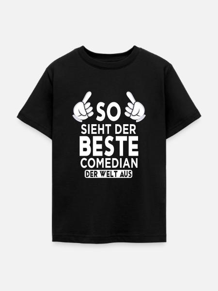 Comedian Spruch - Teenager T-Shirt - Schwarz