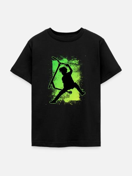 Freestyle Roller - Teenager T-Shirt - Schwarz