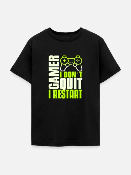 Gaming esports Gamer - Teenager T-Shirt - Schwarz