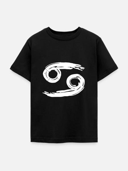 Sternzeichen Krebs - Teenager T-Shirt - Schwarz