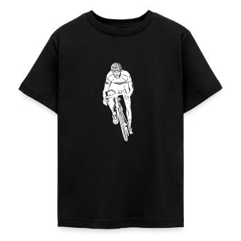 Fahrrad Radsport Geschenk Fahrradfahrer Cycling - Teenager T-Shirt - Schwarz - Vorne - AI Model Teenager Male light (155cm)