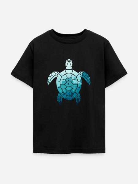 Schildkröte - Teenager T-Shirt - Schwarz