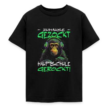 Hauptschule bestanden - Schulabschluss - Teenager T-Shirt - Schwarz - Vorne - AI Model Teenager Male light (155cm)