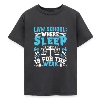 Doctorate Degree great - Teenage T-Shirt - dark grey - Front - AI Model Teenager Male light (155cm)