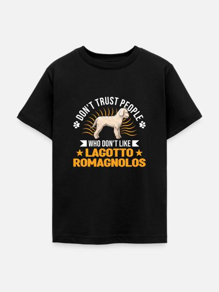 Lagotto Romagnolo Wasserhund - Teenager T-Shirt - Schwarz