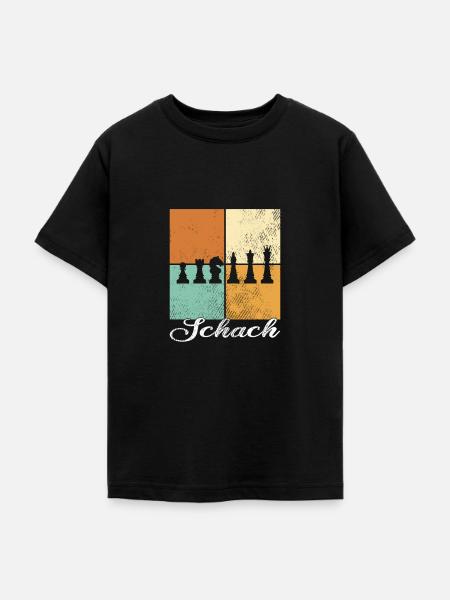 Schach - Teenager T-Shirt - Schwarz