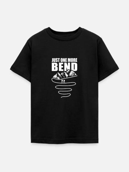 Nur noch eine Kurve - Teenager T-Shirt - Schwarz