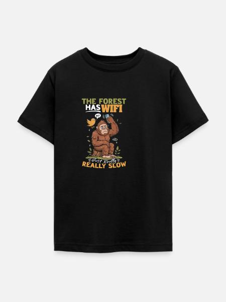 Bigfoot Sasquatch - Teenager T-Shirt - Schwarz
