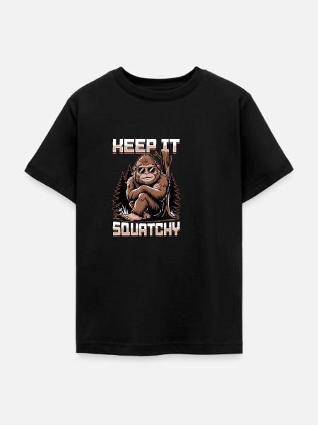 Bigfoot Sasquatch - Teenager T-Shirt - Schwarz