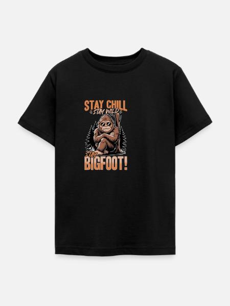 Bigfoot Sasquatch - Teenager T-Shirt - Schwarz