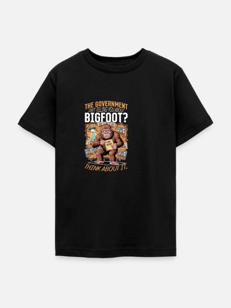 Bigfoot Sasquatch - Teenager T-Shirt - Schwarz