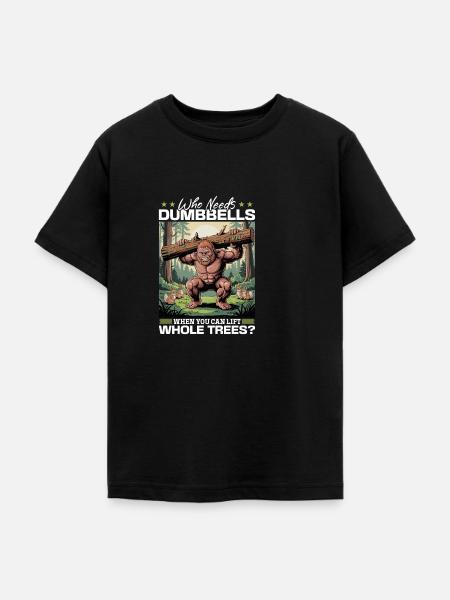 Bigfoot Sasquatch - Teenager T-Shirt - Schwarz